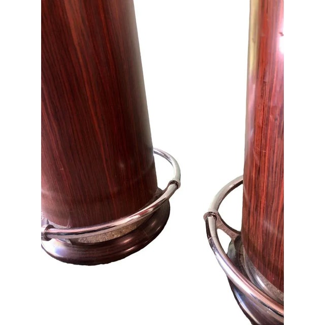 Wood Vintage 1930s Italian Barstools - a Pair For Sale - Image 7 of 7