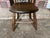Wood Early 20th Century Pair of Antique American Primitive Style Windsor Side Chairs By O. Bailey J. For Sale - Image 7 of 12