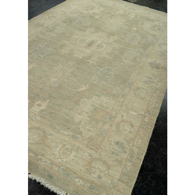 Textile Oushak Rug 3'1" x 5' #21380 For Sale - Image 7 of 8