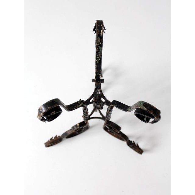 Antique Victorian Wrought Iron Plant Stand For Sale - Image 16 of 18
