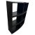 Late 20th Century Cantoni Black Lacquered 3 Piece Modular Bow Front Display Case For Sale - Image 4 of 5