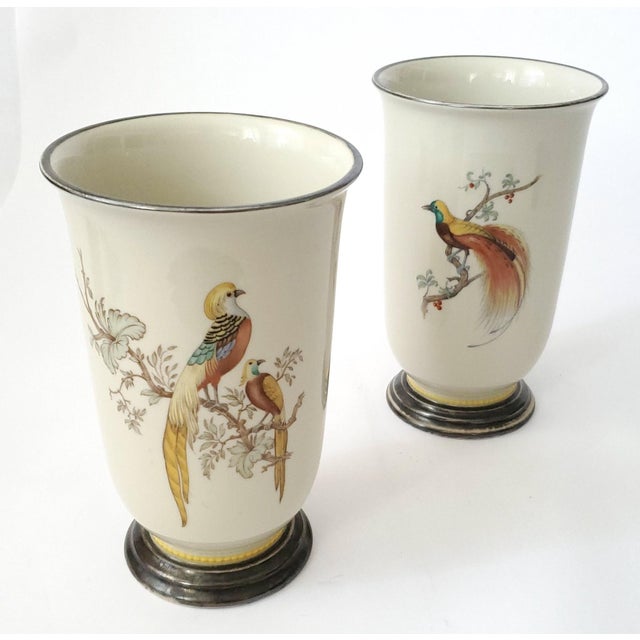 Early 20th Century Bird Vases by Tirschenreuth 1930s For Sale - Image 5 of 12