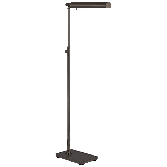 Modern Chapman & Myers by Visual Comfort Signature Lawton Medium Adjustable Pharmacy Lamp in Bronze For Sale - Image 3 of 3