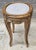 Mid-Century French Provincial Fruitwood and Marble Top Candle Stand Side Table For Sale - Image 4 of 7