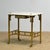 Small Brass Table with Marble Top, 1910s For Sale - Image 3 of 17