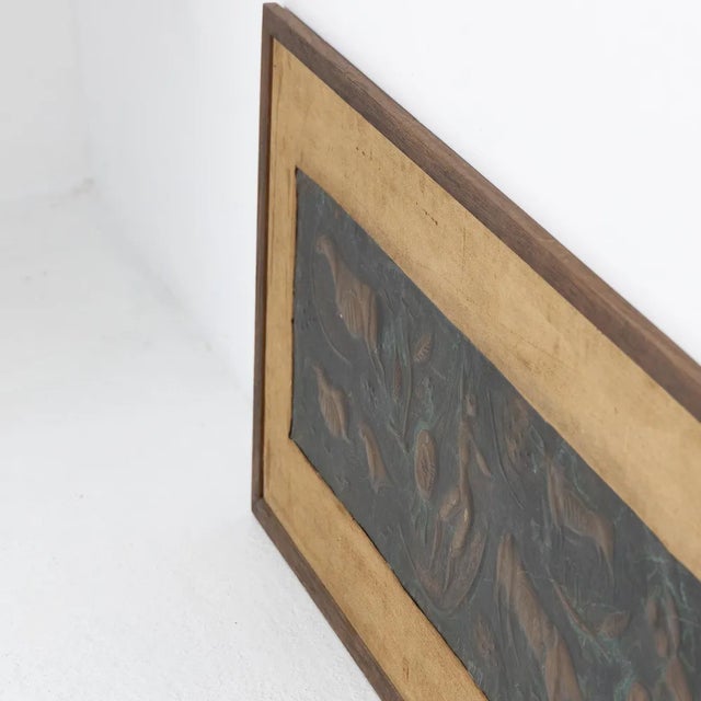 Metal Copper Decorative Panel by Laurana Rame Darte, 1950s For Sale - Image 7 of 10