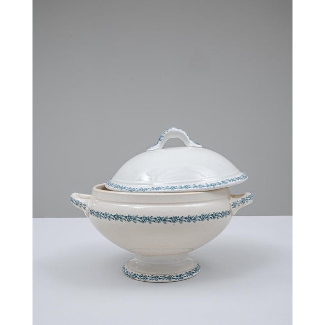 20th Century Belgian Special Edition Porcelain Tureen With Lid For Sale - Image 17 of 18