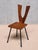 Sculptural Winged-Back Dining Chairs in Oak, France, 1950s, Set of 6 For Sale - Image 12 of 18
