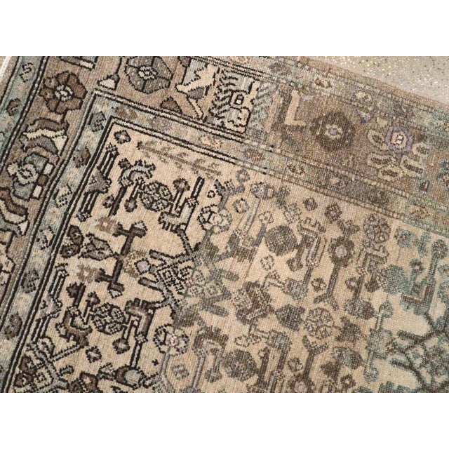 Mid 20th Century Galerie Shabab Collection Mid-20th Century Persian Malayer Accent Rug For Sale - Image 5 of 6