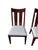 Brown 1990s Ethan Allen Horizons Dining Side Chair Pair Wood Slat Back Accent Living Room For Sale - Image 8 of 15