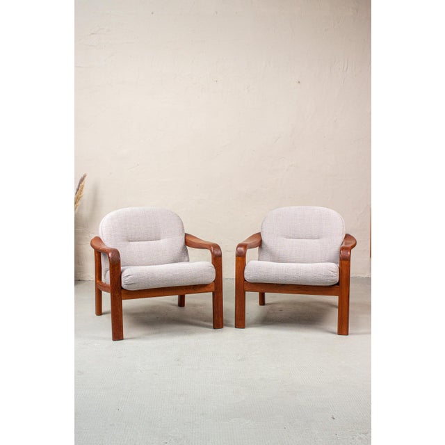 Vintage Danish Teak Easy Chair from Komfort, 1980s For Sale - Image 12 of 18