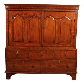 18th Century Cupboard in Oak For Sale