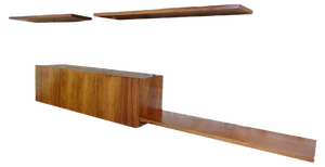 Rosewood Wall System from Banz Bord, Set of 4