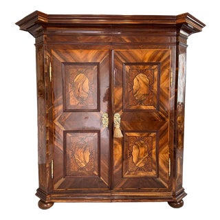 Baroque Hall Cabinet in Maple For Sale