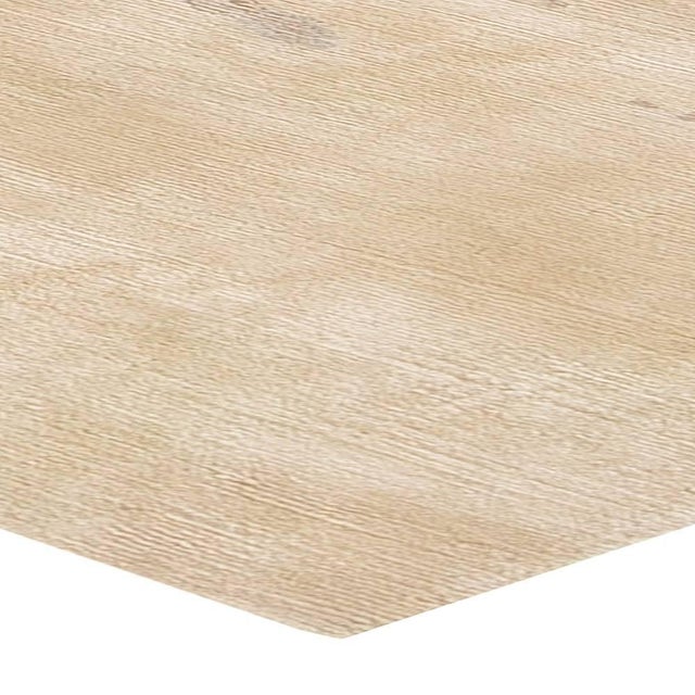 Contemporary Botanic Beige Silk Rug by Doris Leslie Blau For Sale In New York - Image 6 of 6