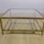 Vintage Glass and Brass Coffee Table, 1970s For Sale - Image 3 of 9