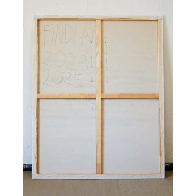 "Keeping My Eye on the Breeze" Original Large Abstract Oil Painting by Simon Findlay For Sale - Image 6 of 11