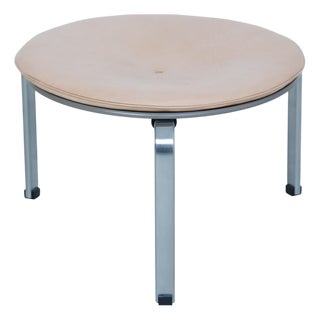 PK33 Stool in Leather by by Poul Kjærholm, 2017 For Sale