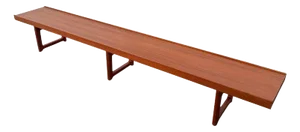 1960s Long Teak "Krobo" Table/Bench by Torbjørn Afdal for Bruksbo, Norway