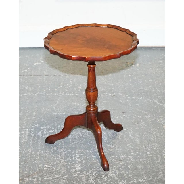 Beautiful Charles Barr walnut pie crust side table for sale. Measurements Height - 51 cm Width - 40 cm Depth - 40 cm...