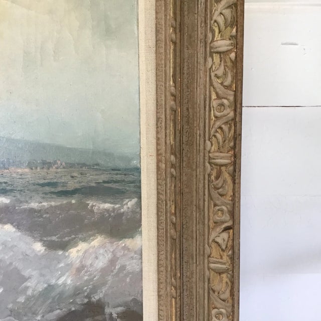 Blue Alexander D’Zigurski Coastal Seascape Painting For Sale - Image 8 of 12