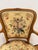 French French Louis XV Style Needlepoint Bergère Armchair For Sale - Image 3 of 11