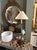 Vintage Modern Brutalist Contemporary Dimmable Buffet Lamp For Sale In Houston - Image 6 of 10