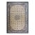 1920s Beige Large Deco Floral-Medallion Pattern Antique Chinese Peking Rug For Sale