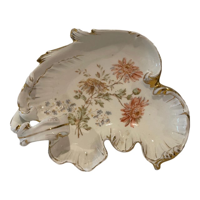 Late 19th Century Porcelain Handled Dish For Sale