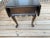 Late 20th Century Hammary Furniture Single Drawer Queen Anne Solid Cherry Double Drop Leaf End Table For Sale - Image 4 of 13
