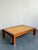 Tan Vintage Woven Rattan “Modern Barn” Coffee Table After Ralph Lauren For Sale - Image 8 of 12