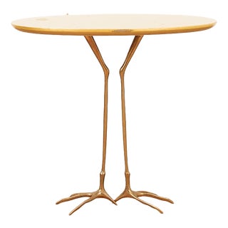 Side Table in Bronze by Meret Oppenheim for Gavina, 1939 For Sale