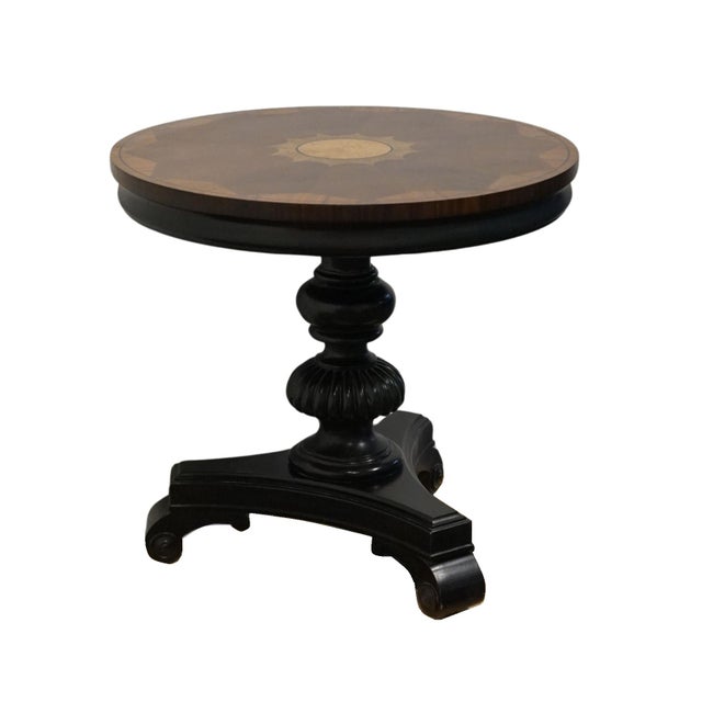 Contemporary Thomasville Furniture Ernest Hemingway the Fifth Column Contemporary Traditional 28" Round Accent Table 46239-231-1 For Sale - Image 3 of 8