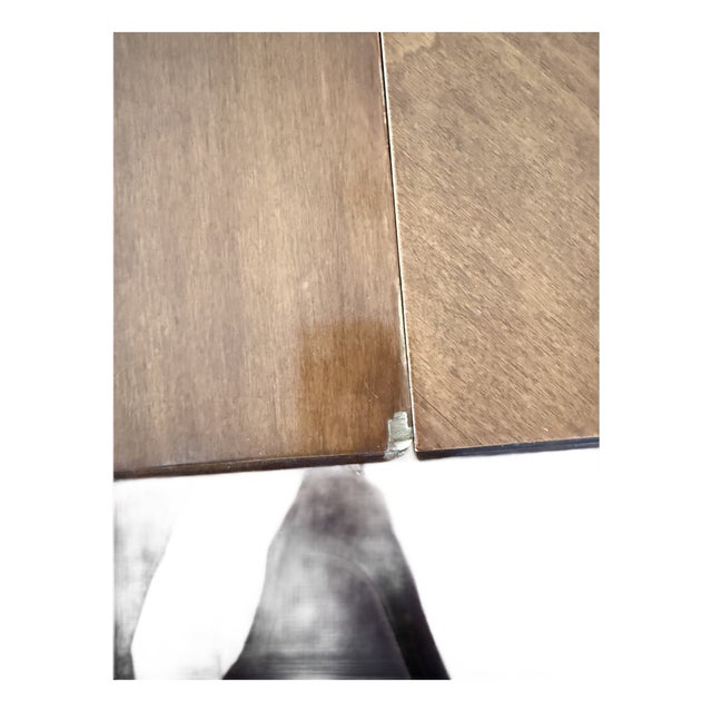 Bert England Walnut and Brass Dining Table, C 1950 For Sale