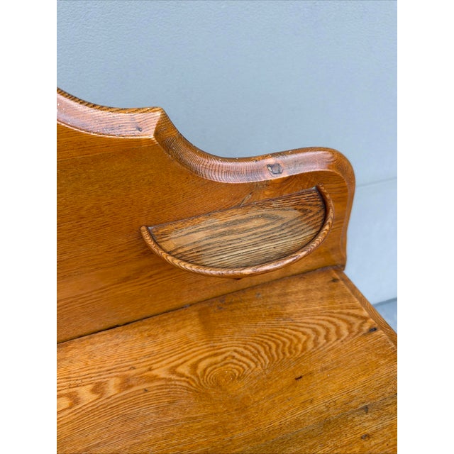 Antique Victorian Chestnut and Walnut Washstand, Lebanon County Pa, Circa 1870 For Sale - Image 13 of 17