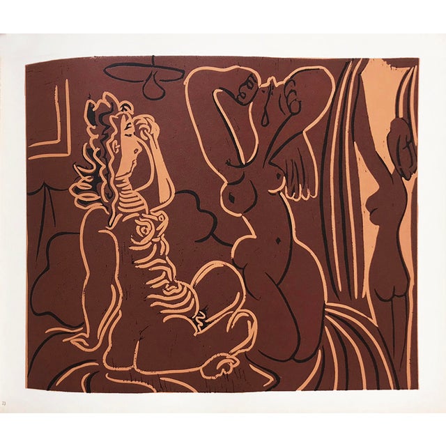 Artist: Pablo Picasso Country: Spain Title: Trois Femmes Medium: Multichrome – 23 Marks: Not signed, not numbered Paper...