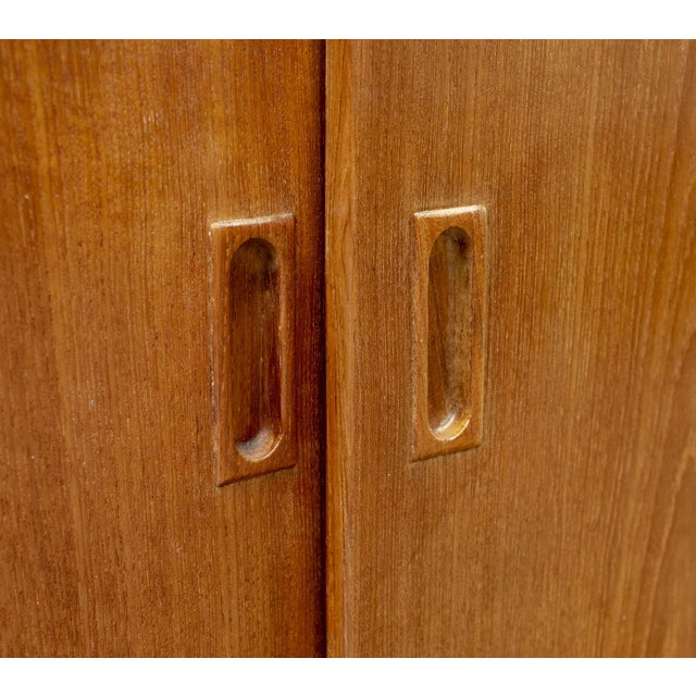Wood Mid-Century Danish Teak Sideboard by Børge Mogensen for Søborg Møbelfabrik, 1950s For Sale - Image 7 of 12