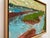 Aqua Jim Lyons Contemporary Provincetown " West End Breakwater " Abstract Expressionist Framed Original en Plein Air Oil Painting For Sale - Image 8 of 18