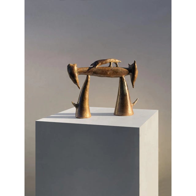 Brutalist Zoomorphic Ceramic Sculpture from La Borne, 1980s For Sale - Image 12 of 12