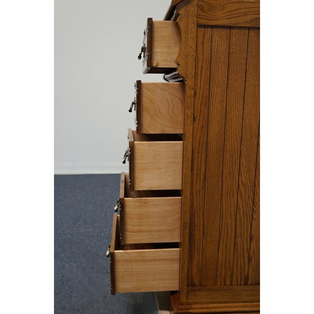 Lexington Furniture Recollections Collection Solid Oak Rustic Country French 24" Lingerie Chest 468-310 For Sale - Image 9 of 15