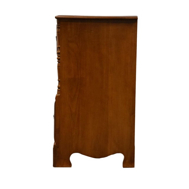 Ballman Cummings of Fort Smith, Ar Solid Maple Early American Colonial Style 44" Three Drawer Dresser For Sale - Image 12 of 12