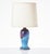 A table lamp by Bernd Friberg for Gustavber Studio. Sweden. Aniaga glazed in turquoise/blue shades signed Friberg with the...