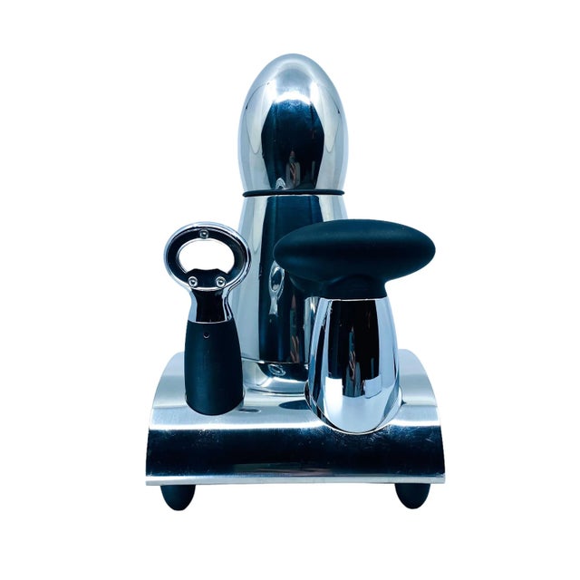 Postmodern 1980s Michael Graves Bar Set- 3 Pieces For Sale - Image 3 of 3