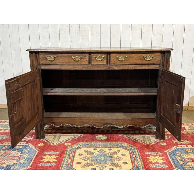 Antique Malouin Mahogany and Poplar Buffet, 1800s For Sale - Image 18 of 18