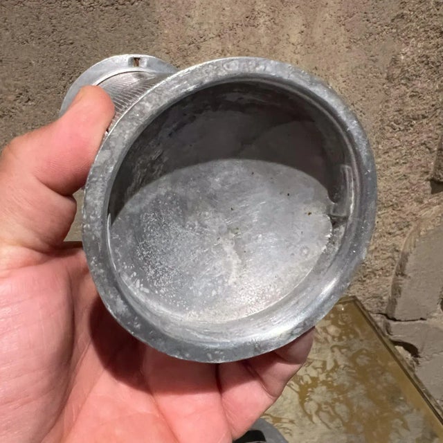 Silver 1940s Club Coffee Pot Personal Service Aluminum Ware For Sale - Image 8 of 12