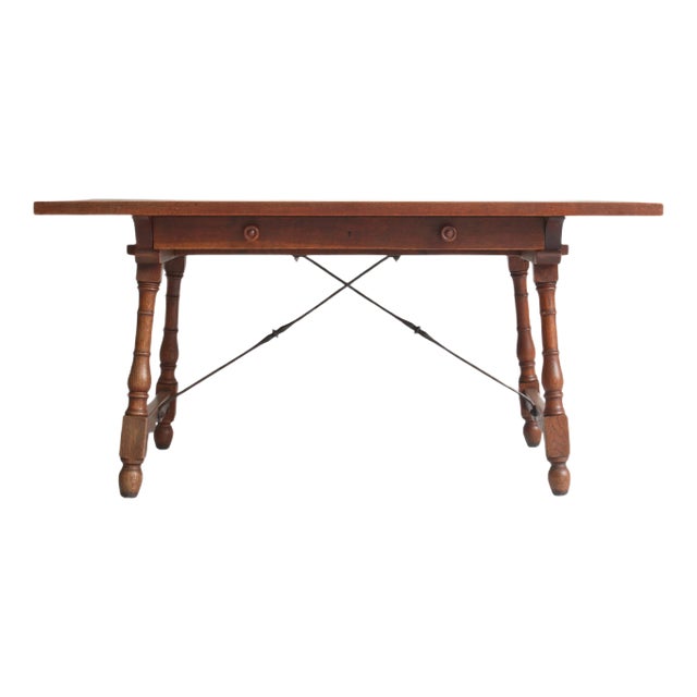 Desk or Table in Solid Teak & Oak by Jens Harald Quistgaard, 1953 For Sale