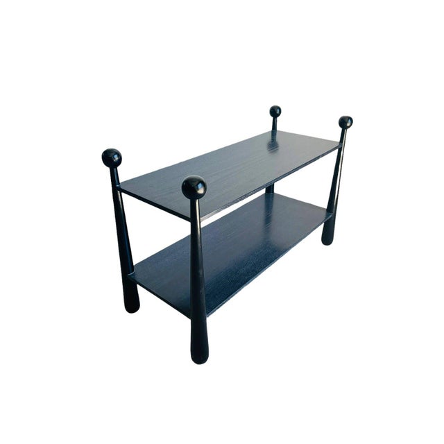 Mid 20th Century Two Tiered Console Table in the Manner of Jean Royère For Sale - Image 6 of 13