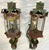 Mediterranean Vintage Italian Venetian Style Painted Tole Wall Sconce Candle Lanterns- A Pair For Sale - Image 3 of 18