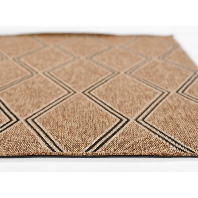 Contemporary Momeni Contemporary Indoor/Outdoor Hampton Inlet Rug in Natural, 4'1" x 6' For Sale - Image 3 of 8