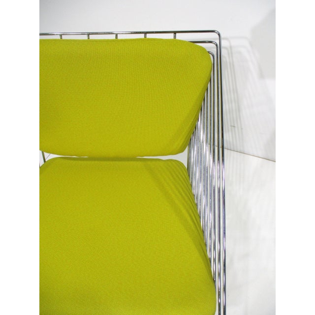 Verner Panton Chrome Lounge Chairs by Fritz Hansen Denmark For Sale - Image 12 of 13